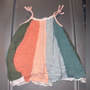 Matilda Jane Kids Camisole with Multicolor Stripes